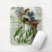 Bloem- en kranten, collage muismat (Met muis)