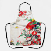 Bloem en stromend water, Japans ontwerp Schort (Voorkant)