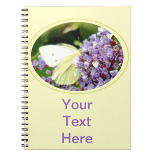 Bloem en vlinder notitieboek