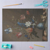  Bloem en Zeeschelpen Stilleven Schilderen Tissuepapier (Craft)