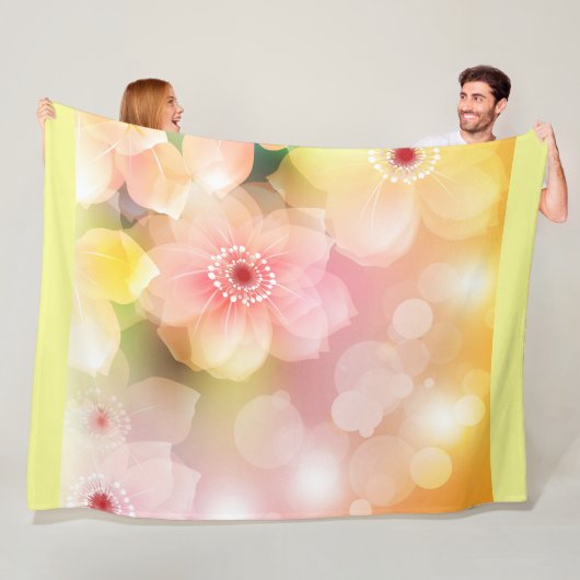 Bloem Fleece Deken (In situ)