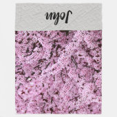 Bloem Fleece Deken (Voorkant)