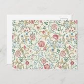 Bloem, Floral Pattern, William Morris Briefkaart (Voorkant / Achterkant)