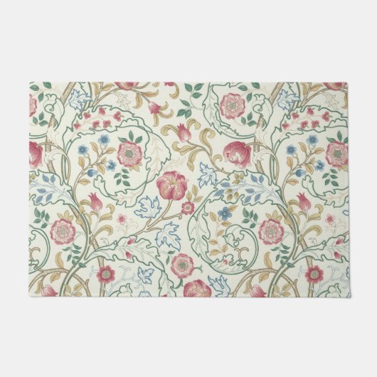Bloem, Floral Pattern, William Morris Deurmat (Voorkant)