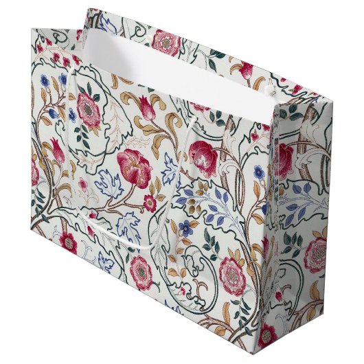 Bloem, Floral Pattern, William Morris Large Gift Groot Cadeauzakje (Voorkant Gekanteld)
