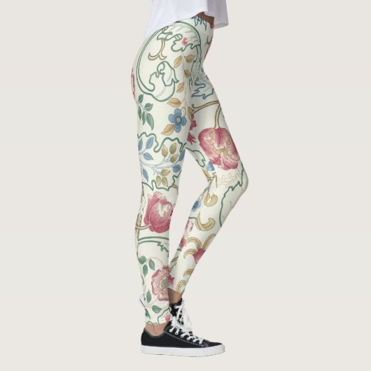 Bloem, Floral Pattern, William Morris Leggings (Rechts)
