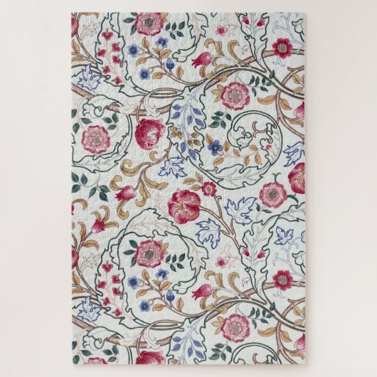 Bloem, Floral Pattern, William Morris Legpuzzel (Verticaal)