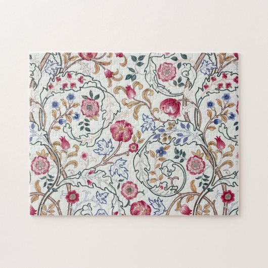 Bloem, Floral Pattern, William Morris Legpuzzel (Horizontaal)