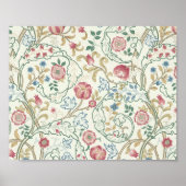 Bloem, Floral Pattern, William Morris Poster (Voorkant)