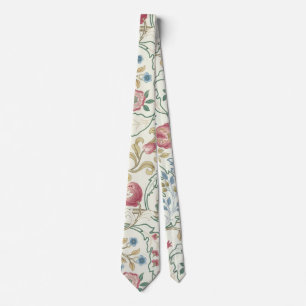 Bloem, Floral Pattern, William Morris Stropdas