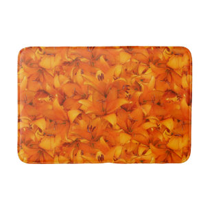 Bloem Foto Oranje tuinlilies Badmat