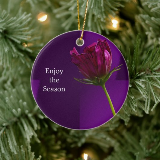 Bloem Foto Ornament  (Boom)