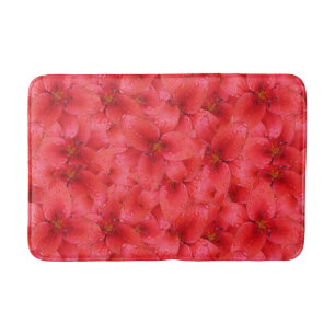 Bloem Foto Rood Garden Lilies Raindrops Badmat