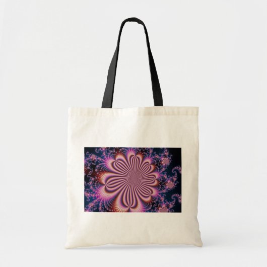 Bloem - fractal tote bag (Voorkant)