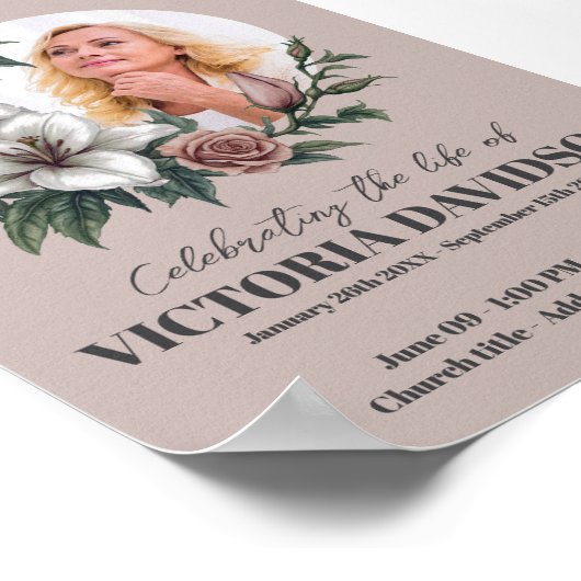 Bloem Frame Rouw Media Direct Downloaden Poster (Hoek)