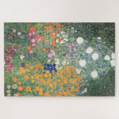 Bloem Garden Gustav Klimt Legpuzzel (Horizontaal)