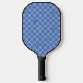 Bloem Geruit Patroon No. 01 - Lichtblauw Pickleball Paddle