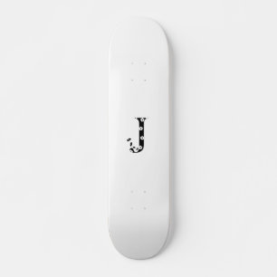 bloem Gevormde Brief J Skateboard