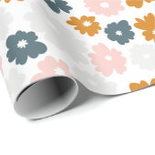 Bloem Gift Wrapping, Verjaardag Wrapping Papier (Rol Hoek)