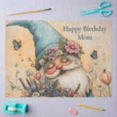  bloem Gnome illustratie Tissuepapier (Craft)