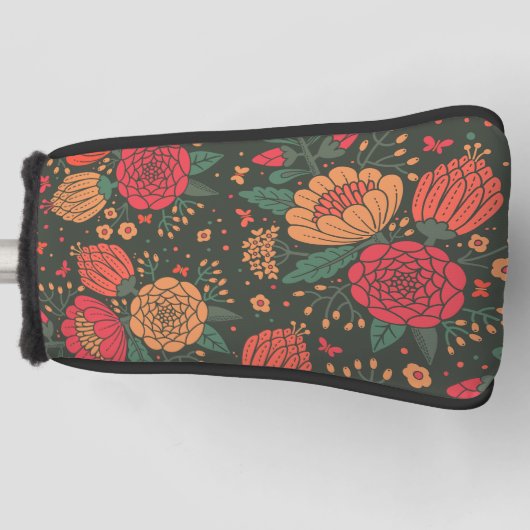 bloem golfheadcover (Voorkant)