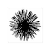 Bloem Grafische Paardebloem Decor Rubberstempel (Afrduk)