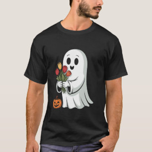 Bloem Grap Of Geef Bloemist Bloemen Halloween T-shirt