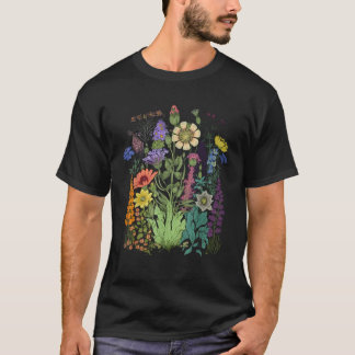 Bloem Graphic voor vrouwen Wildflower Floral Garde T-shirt