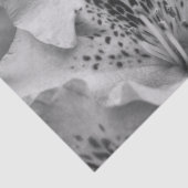 bloem grijs tissuepapier (Detail)