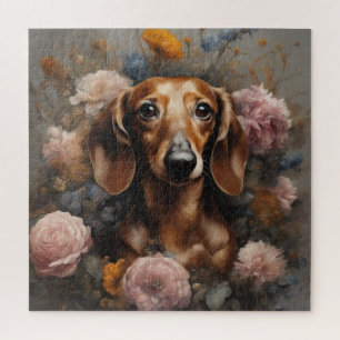 Bloem Hondenras Portretten 1 Legpuzzel