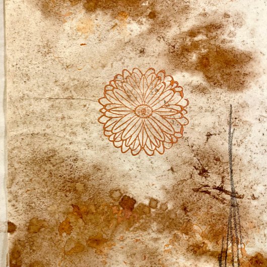 Bloem Houten Stempel