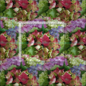 Bloem Hydrangea Blue Pink Cute Pattern Sjabloon Stof (Delen)