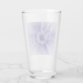 Bloem in blauw glas (Achterkant)