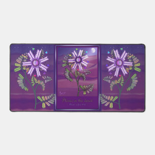 Bloem in de woestijn bureaumat