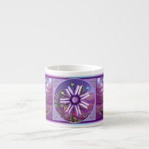 Bloem in de woestijn espresso kop