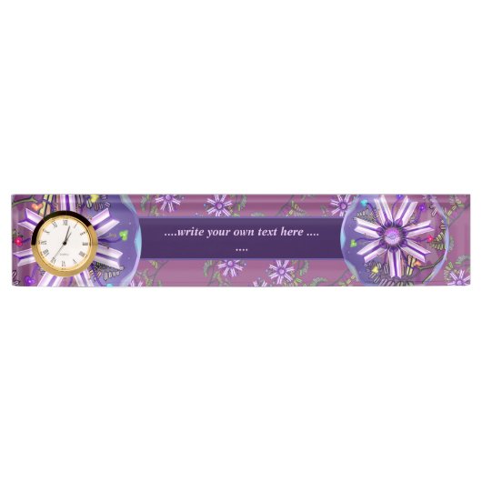 Bloem in de woestijn naambordje (Voorkant)