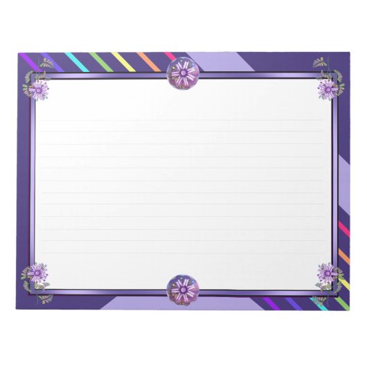 Bloem in de woestijn notitieblok (Voorkant)