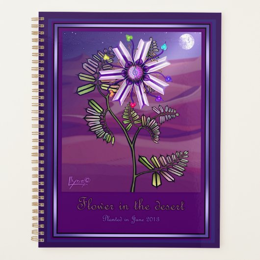 Bloem in de woestijn planner (Voorkant)