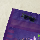 Bloem in de woestijnhanddoek strandlaken (In situ)