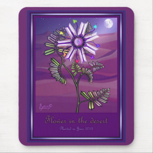 Bloem in de woestijnMuismat Muismat