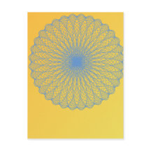 bloem in geel 482 abstracte kunst