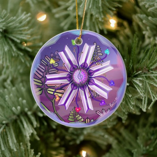 Bloem in het woestijnkeramische Ornament (Boom)