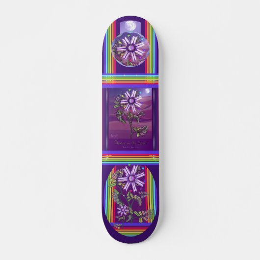 Bloem in het woestijnskateboard skateboard (Voorkant)