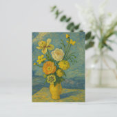 Bloem in vaas Briefkaart (Staand voorkant)