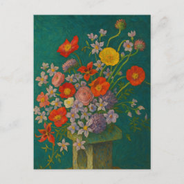 Bloem in vaas Briefkaart