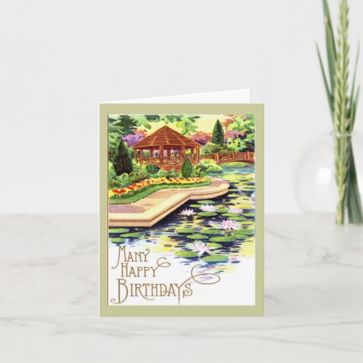  bloem kaart (Voorkant)