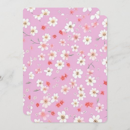 Bloem Kaart (Voorkant / Achterkant)