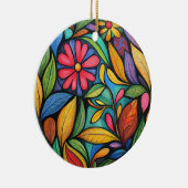 Bloem Keramisch Ornament (Rechts)