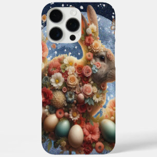 Bloem Konijn Pasen iPhone 16 Pro Max Hoesje