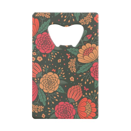 bloem kredietkaart flessenopener (Voorkant)